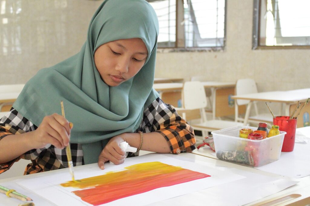 student, hijab, painting-5862400.jpg